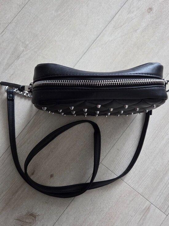 Rebecca Minkoff Diamond Quilt Studded Crossbody Bag - Picture 3 of 9